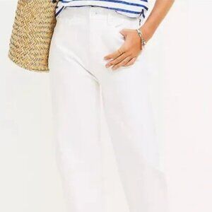 LOFT Women's White Jeans